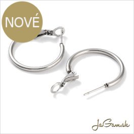 Kruhové naušnice CHIRURGICKÁ OCEĽ 35mm, 2ks (CH1767)